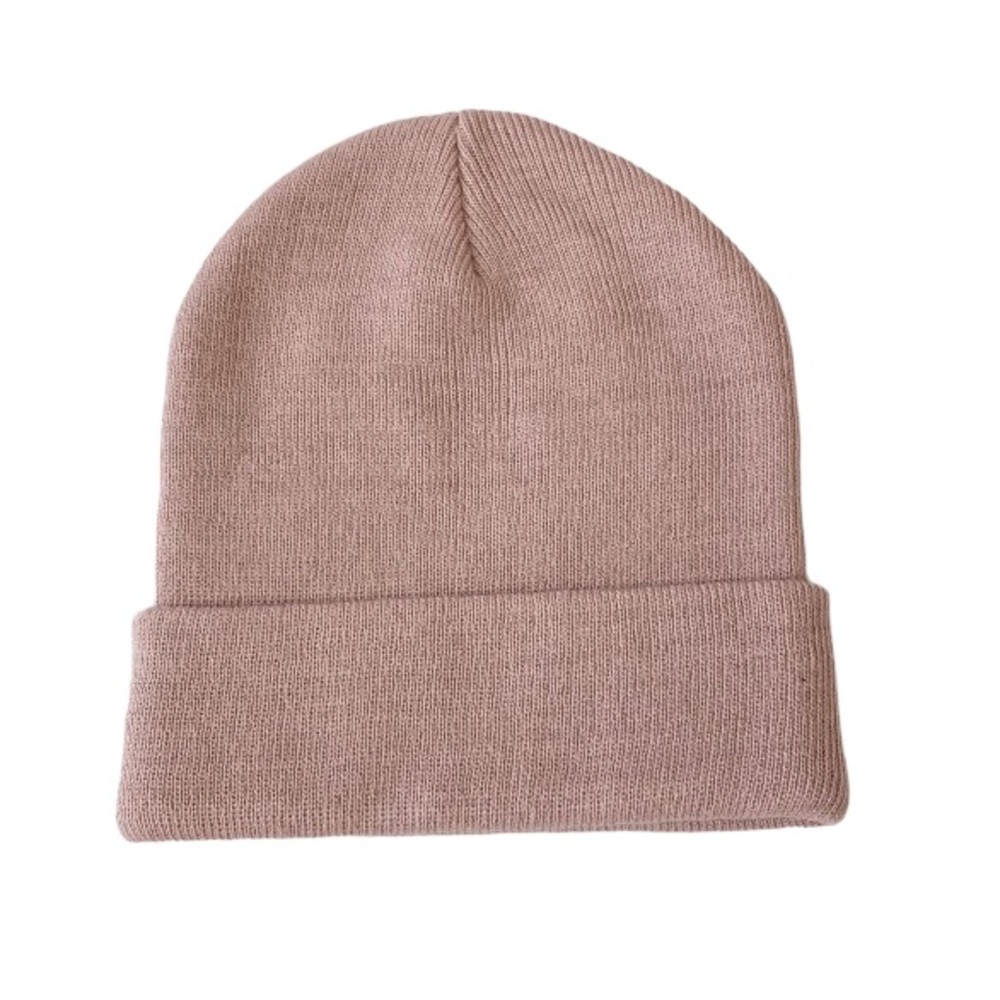 Kolby Dusty Rose Cuffed Toque